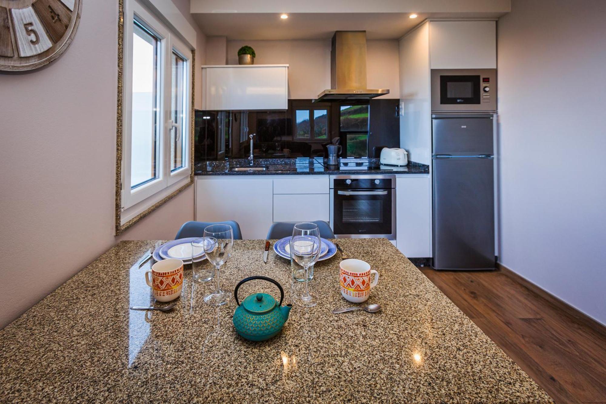 Tourinan Mar Apartment Muxia Bagian luar foto