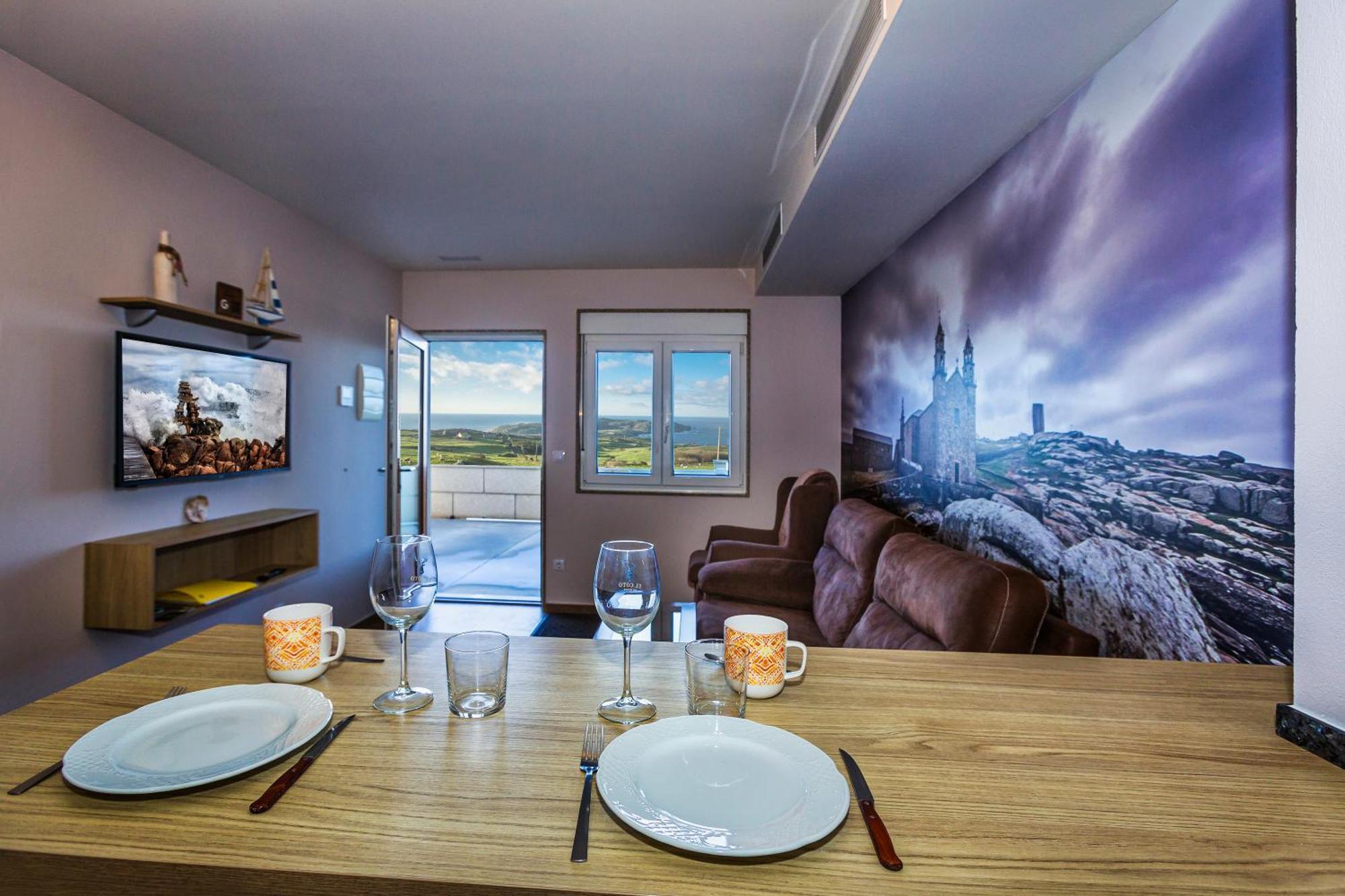 Tourinan Mar Apartment Muxia Bagian luar foto