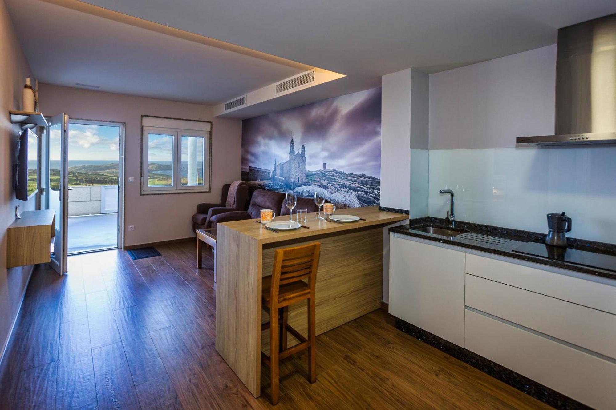 Tourinan Mar Apartment Muxia Bagian luar foto